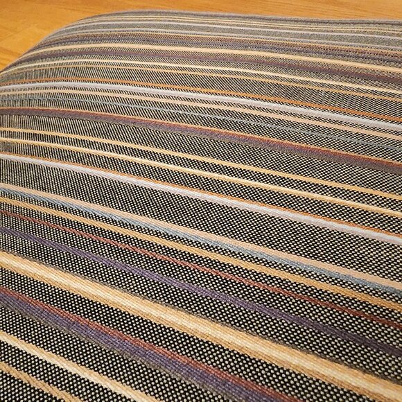 Bassett Set Of TWO Colorful Striped Couch/Chair Accent Pillows - Picture 7 of 10